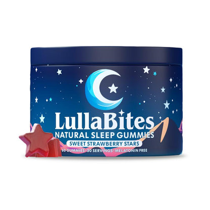 Gomitas para dormir naturales - 30 porciones - Estrellas de fresa dulce