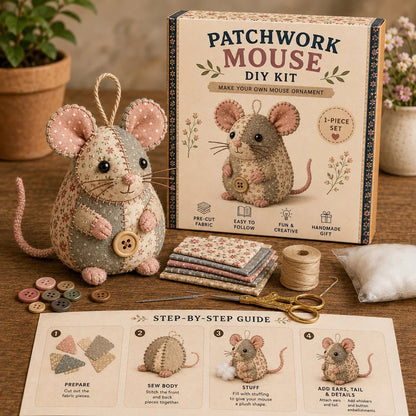⏳LIMITED TIME SALE 50% OFF🐮🧵DIY Patchwork Animal Kit – Create Your Own Adorable Animals