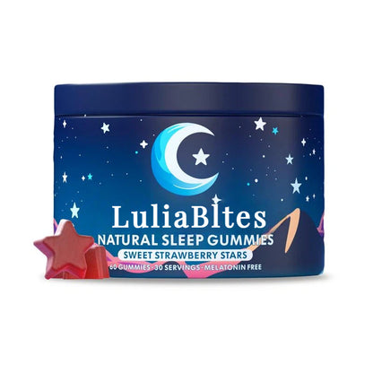 Gomitas Dulces para Dormir Fresa y Estrella - Fórmula natural - 30 porciones