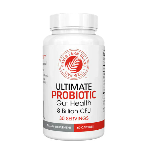 Ultimate Probiotic 8 Billion CFU – Spore-Forming, Shelf-Stable, Vegan Gut Health Supplement – 60 Capsules