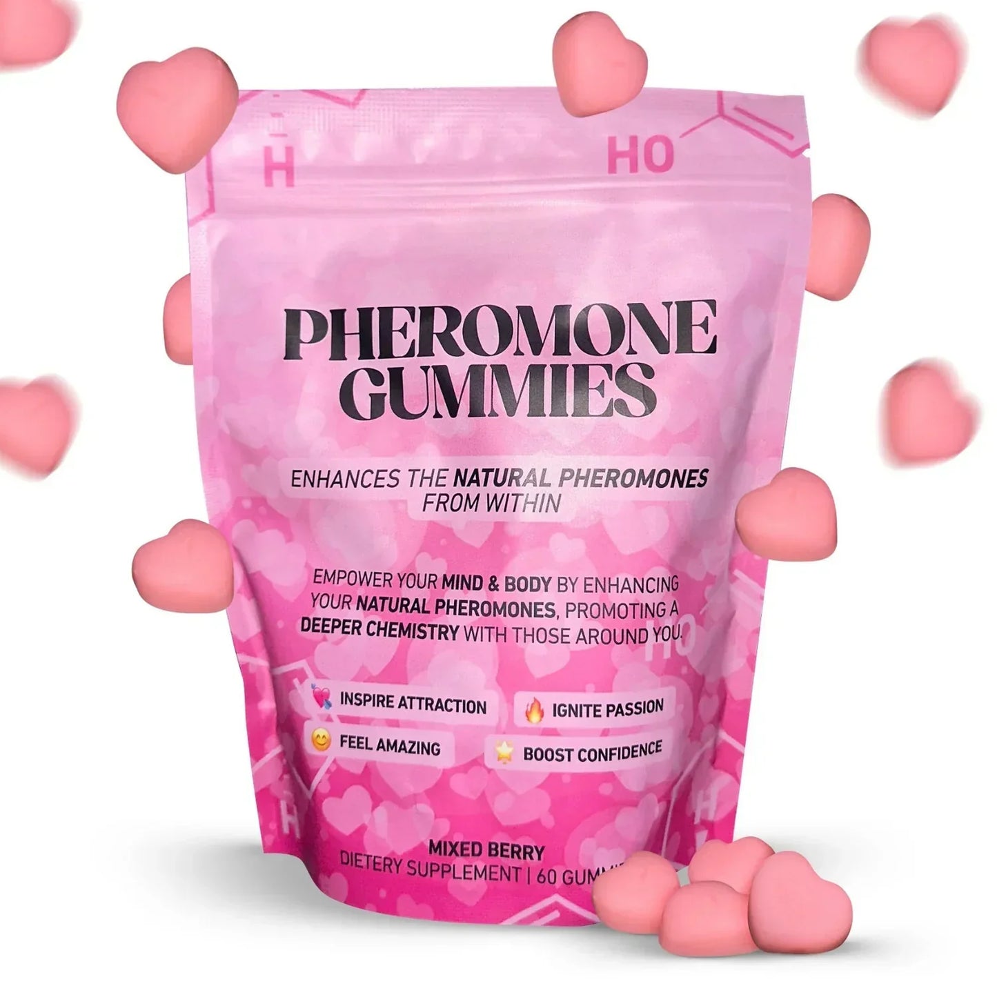Gomitas Potenciadoras de Feromonas para Mujeres