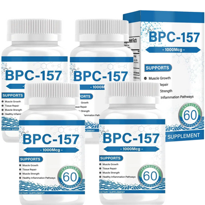 BPC-157 Muscle Growth & Repair Peptide Complex ，1000mcg per Capsule (60ct) | Non-GMO， help you bounce back faster, support whole-body wellness— convenient daily capsule.BPC 157