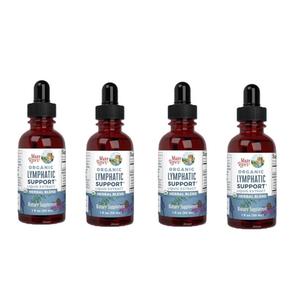 Organic  Lymphatic Drainage Drops | Herbal Lymph Detox & Immune Support with Echinacea, Elderberry | Vegan, 30 ml