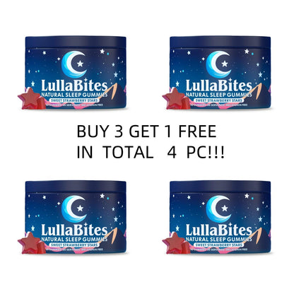 Gomitas Dulces para Dormir Fresa y Estrella - Fórmula natural - 30 porciones