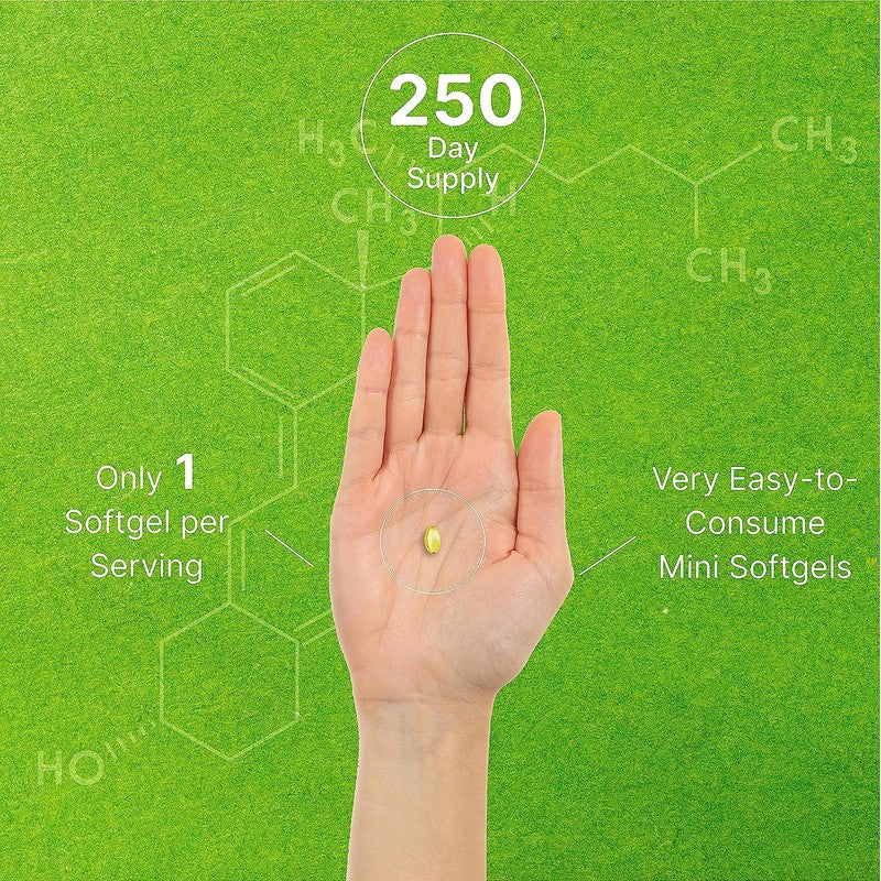OFERTA COMPLEMENTO Vitamina D3 K2 5000UI Cápsulas Blandas, Complejo 2 en 1, 250 Unidades