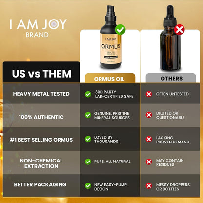 Ormus Gold Oil Monoatomic Intuition, Mental Clarity & Dream Support Rich in Platinum & Iridium Non-Chemical Extraction 4oz