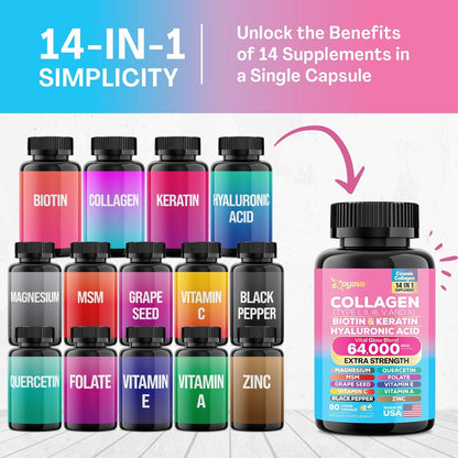 Complejo de Belleza Cosmic Collagen - 64,000 MCG - ¡Ilumina tu Resplandor!