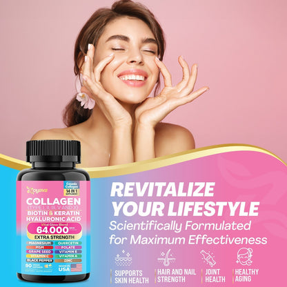 Complejo de Belleza Cosmic Collagen - 64,000 MCG - ¡Ilumina tu Resplandor!