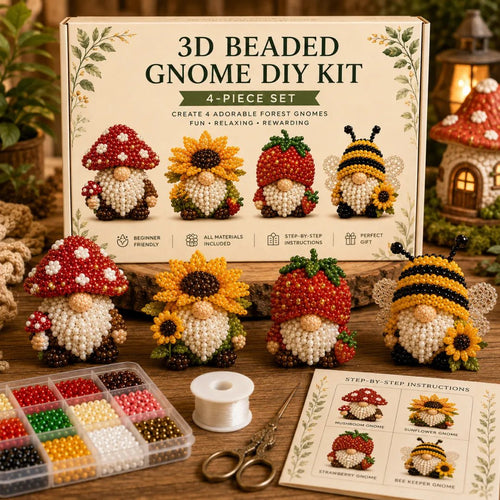 🔥LAST DAY 50% OFF - 🍄3D Beaded Gnome DIY Kit