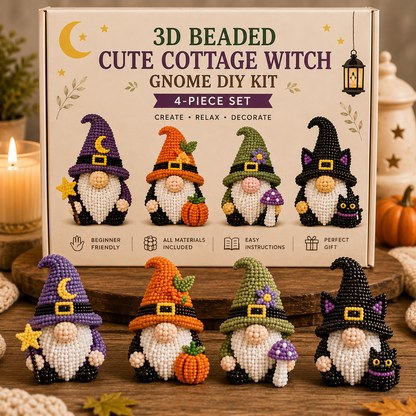🔥LAST DAY 50% OFF - 🍄3D Beaded Gnome DIY Kit