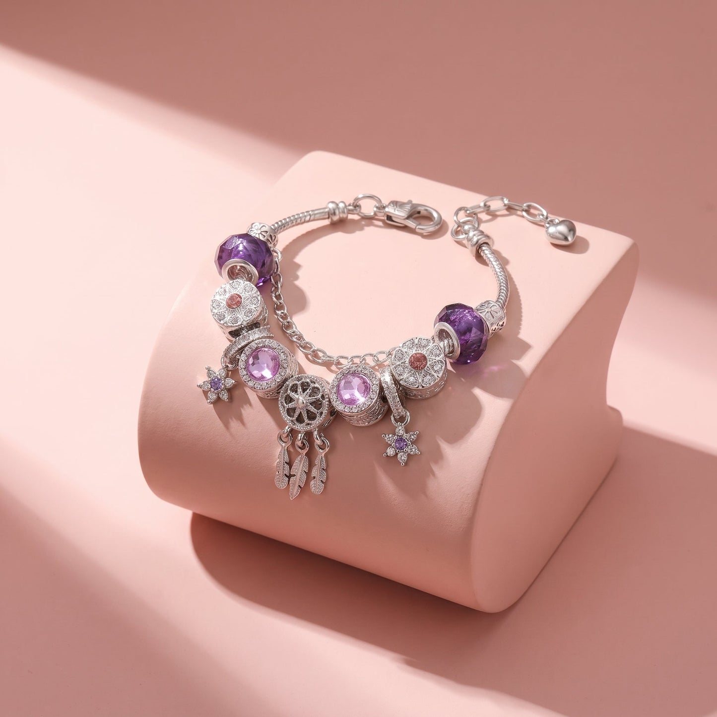 ❤️ Last Day 70% OFF - Dreamcatcher Feather Charm Bracelet | Luxe6786