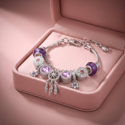 ❤️ Last Day 70% OFF - Dreamcatcher Feather Charm Bracelet | Luxe6786
