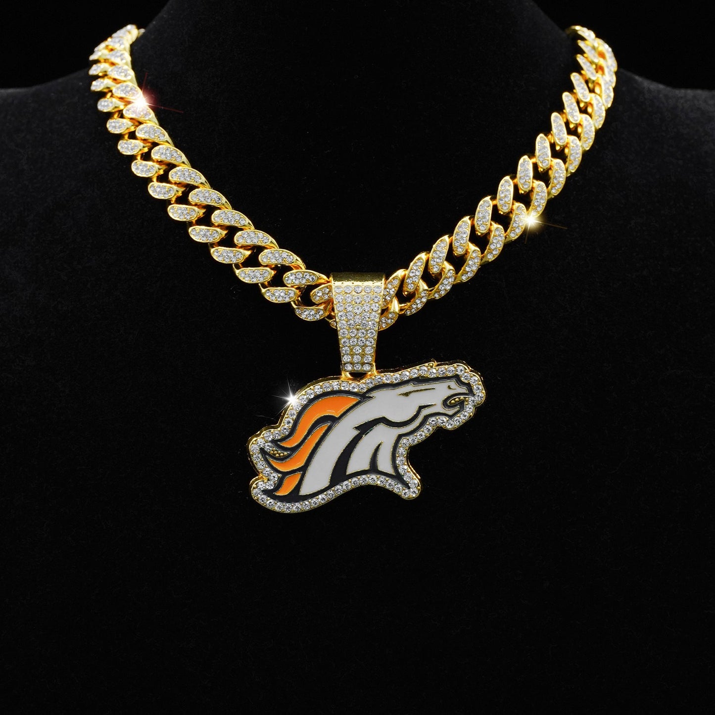 🔥 LAST DAY: Up to 50% OFF – NFL Team Pride Gem Chain Necklace