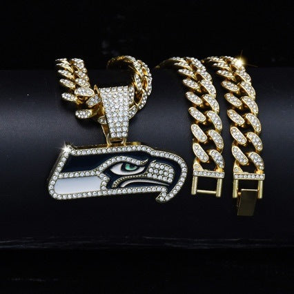 🔥 LAST DAY: Up to 50% OFF – NFL Team Pride Gem Chain Necklace