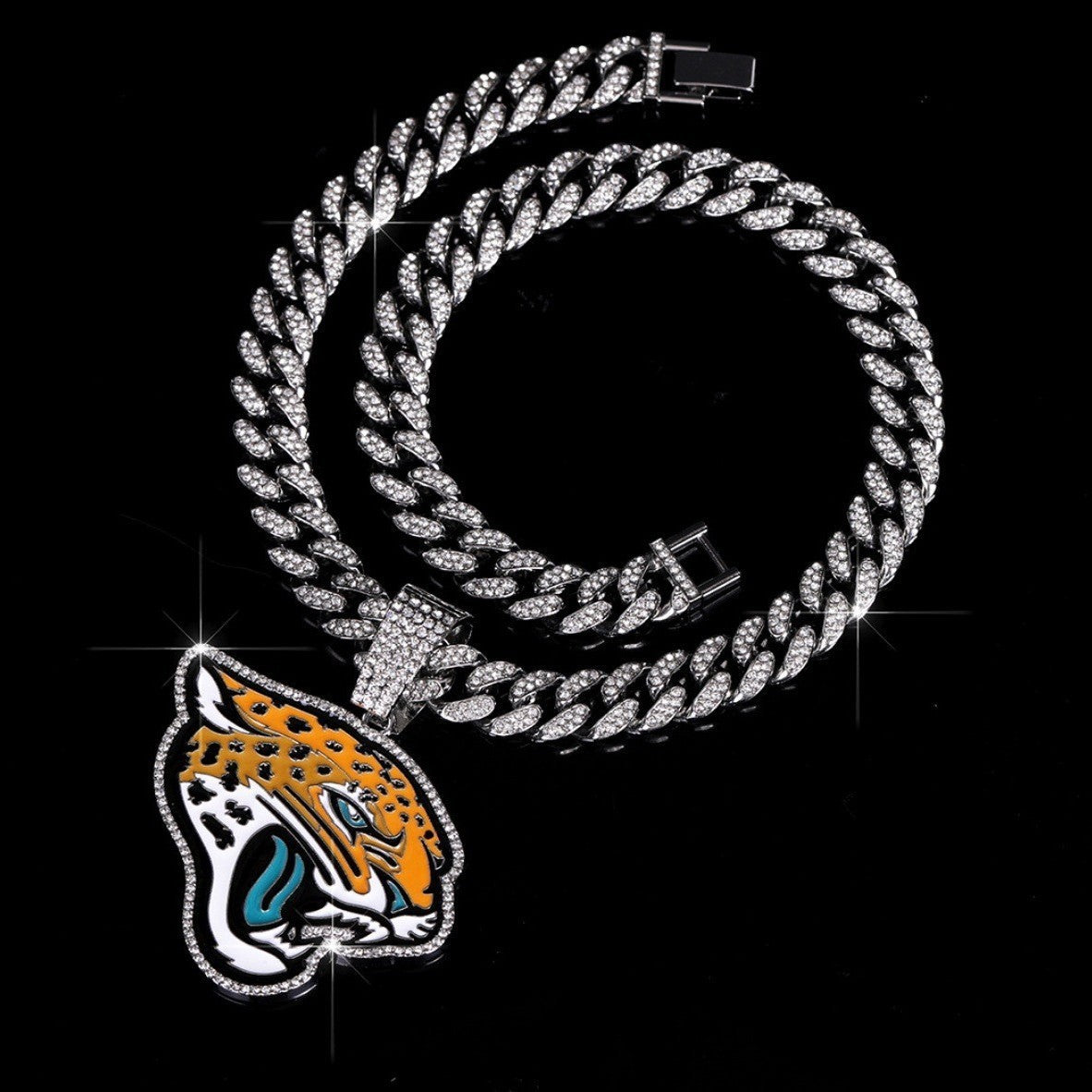 🔥 LAST DAY: Up to 50% OFF – NFL Team Pride Gem Chain Necklace