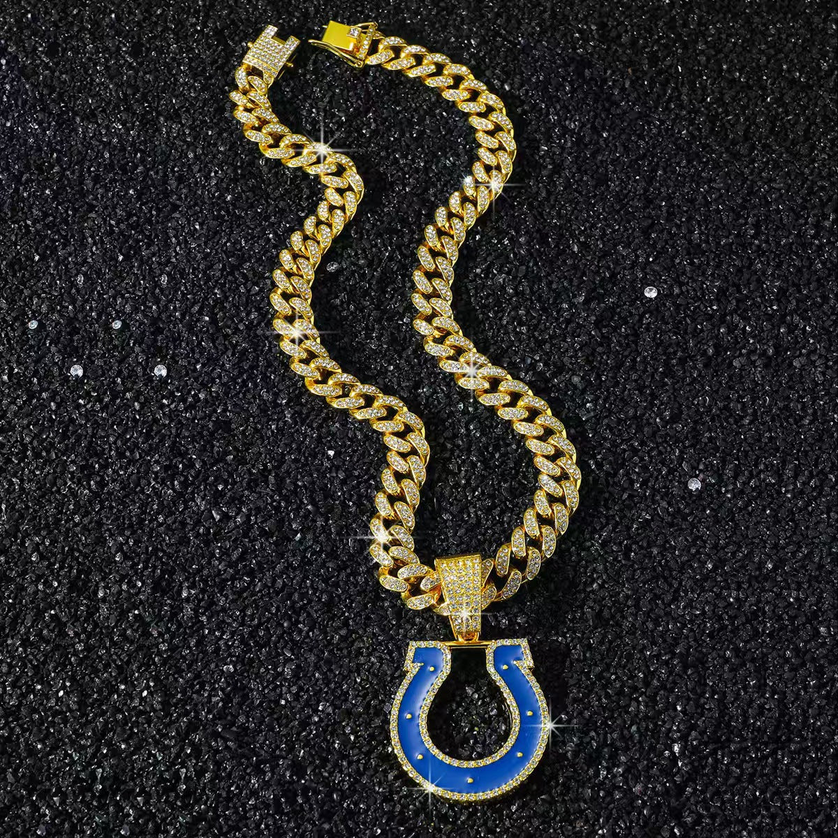 🔥 LAST DAY: Up to 50% OFF – NFL Team Pride Gem Chain Necklace