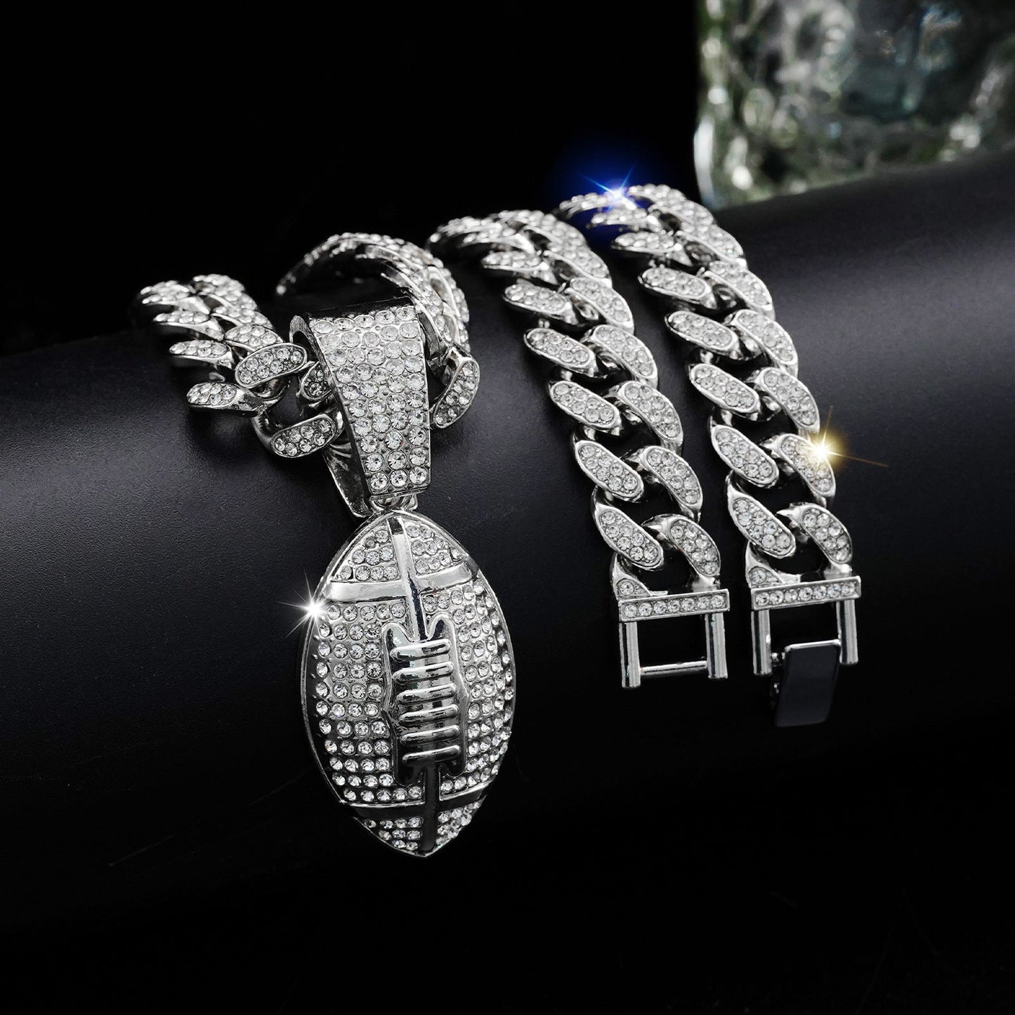 🔥 LAST DAY: Up to 50% OFF – NFL Team Pride Gem Chain Necklace