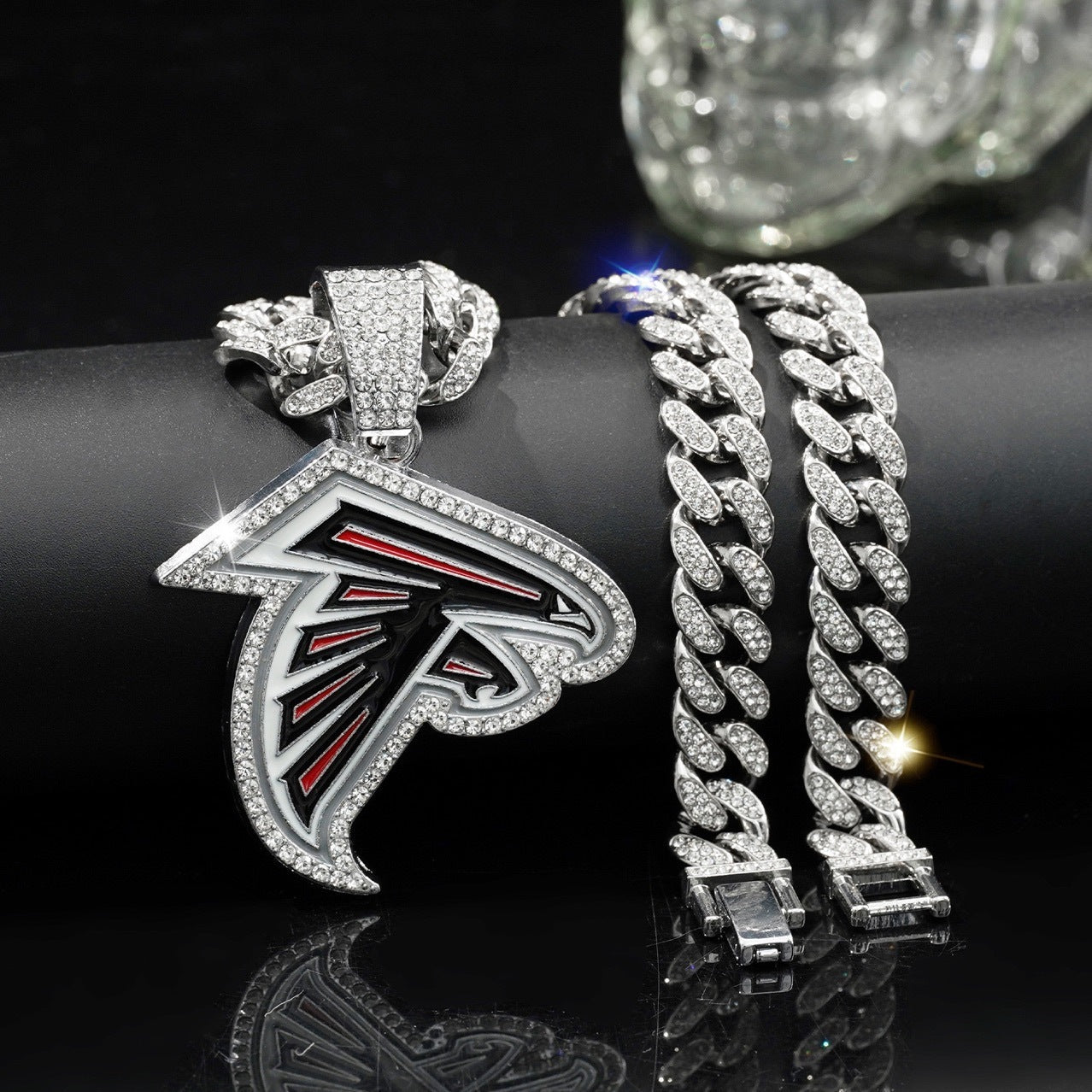🔥 LAST DAY: Up to 50% OFF – NFL Team Pride Gem Chain Necklace