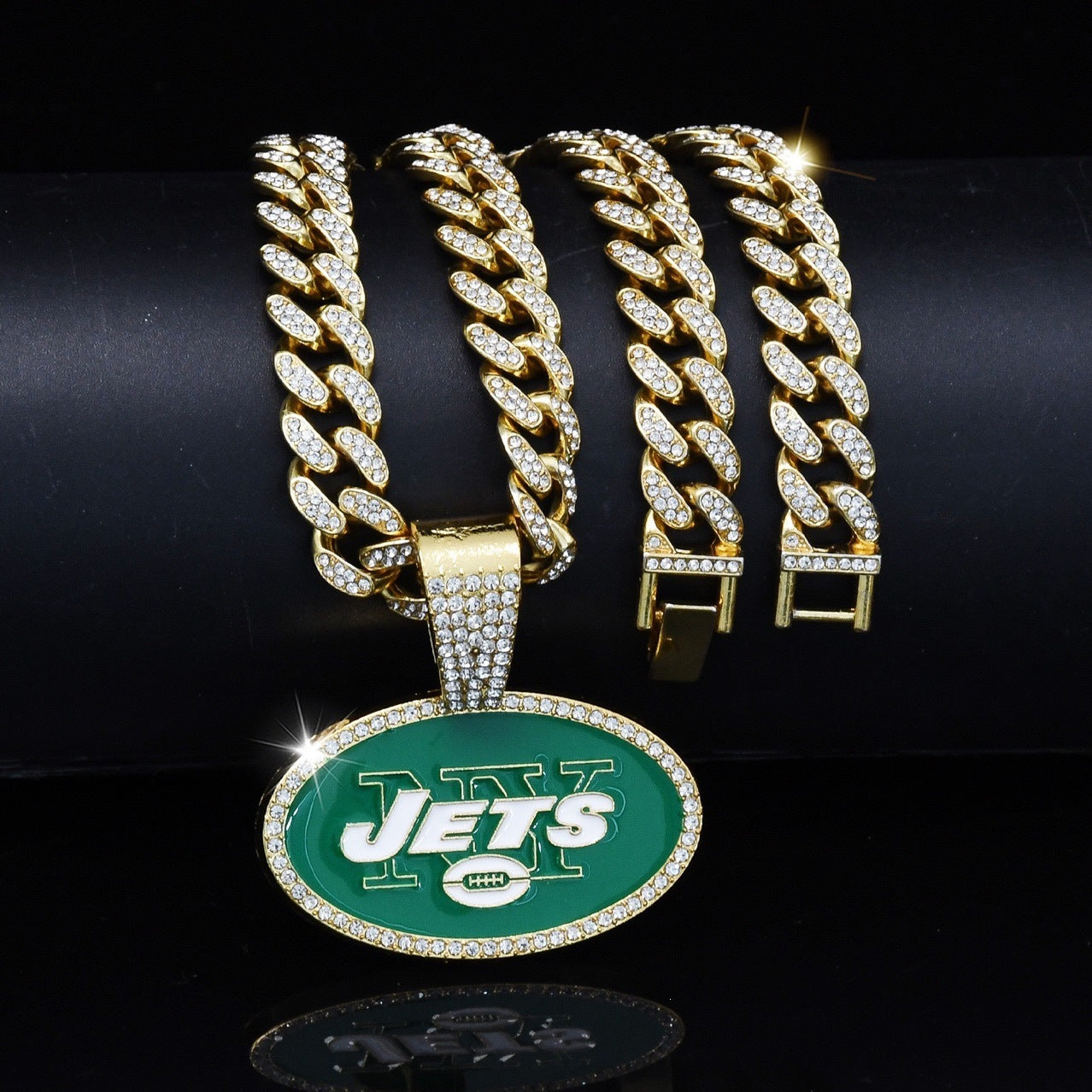 🔥 LAST DAY: Up to 50% OFF – NFL Team Pride Gem Chain Necklace