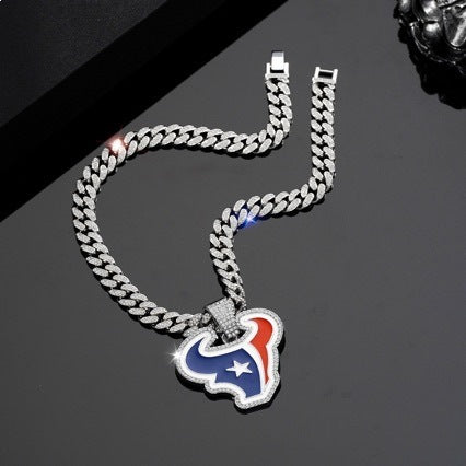 🔥 LAST DAY: Up to 50% OFF – NFL Team Pride Gem Chain Necklace