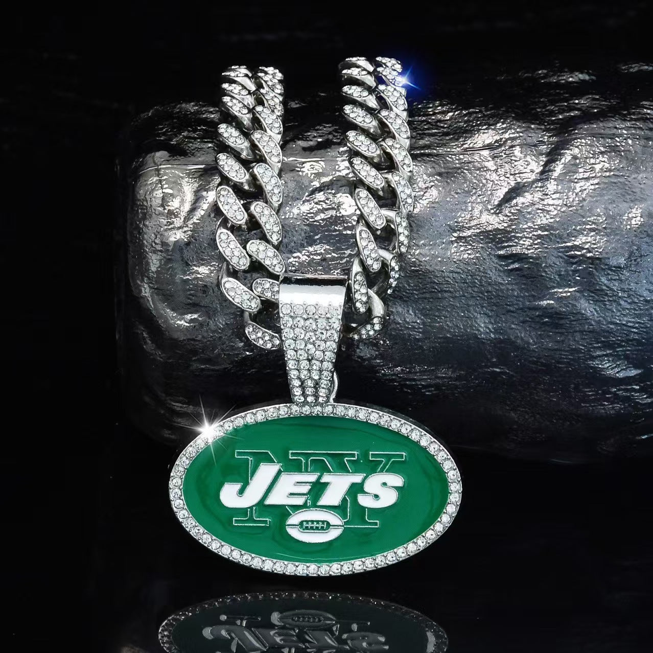 🔥 LAST DAY: Up to 50% OFF – NFL Team Pride Gem Chain Necklace
