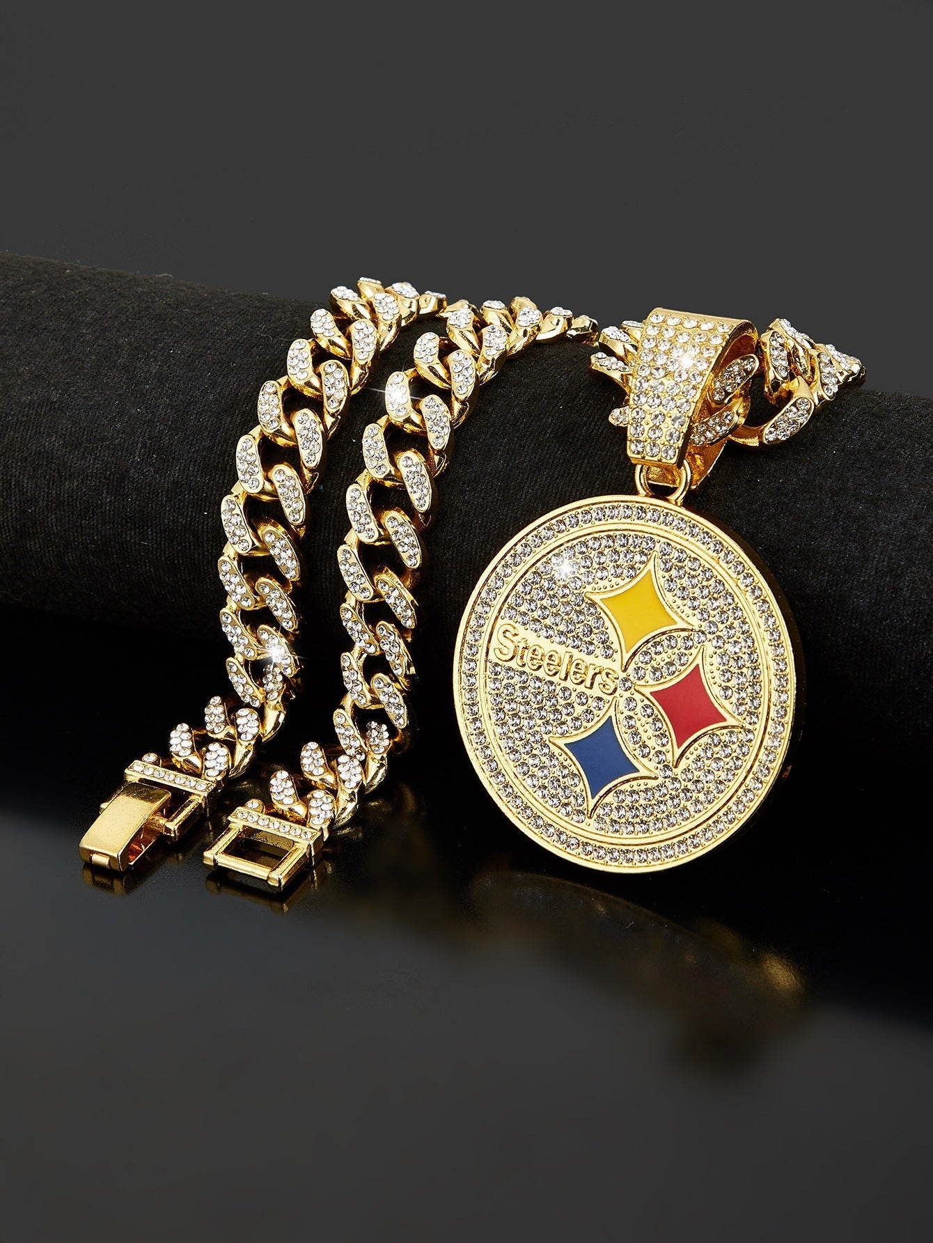 🔥 LAST DAY: Up to 50% OFF – NFL Team Pride Gem Chain Necklace