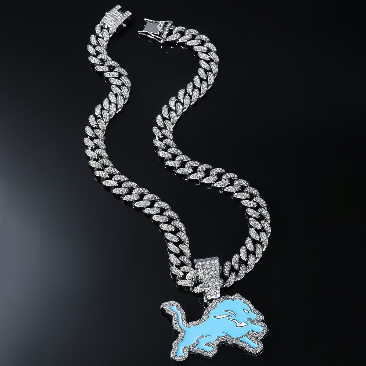 🔥 LAST DAY: Up to 50% OFF – NFL Team Pride Gem Chain Necklace