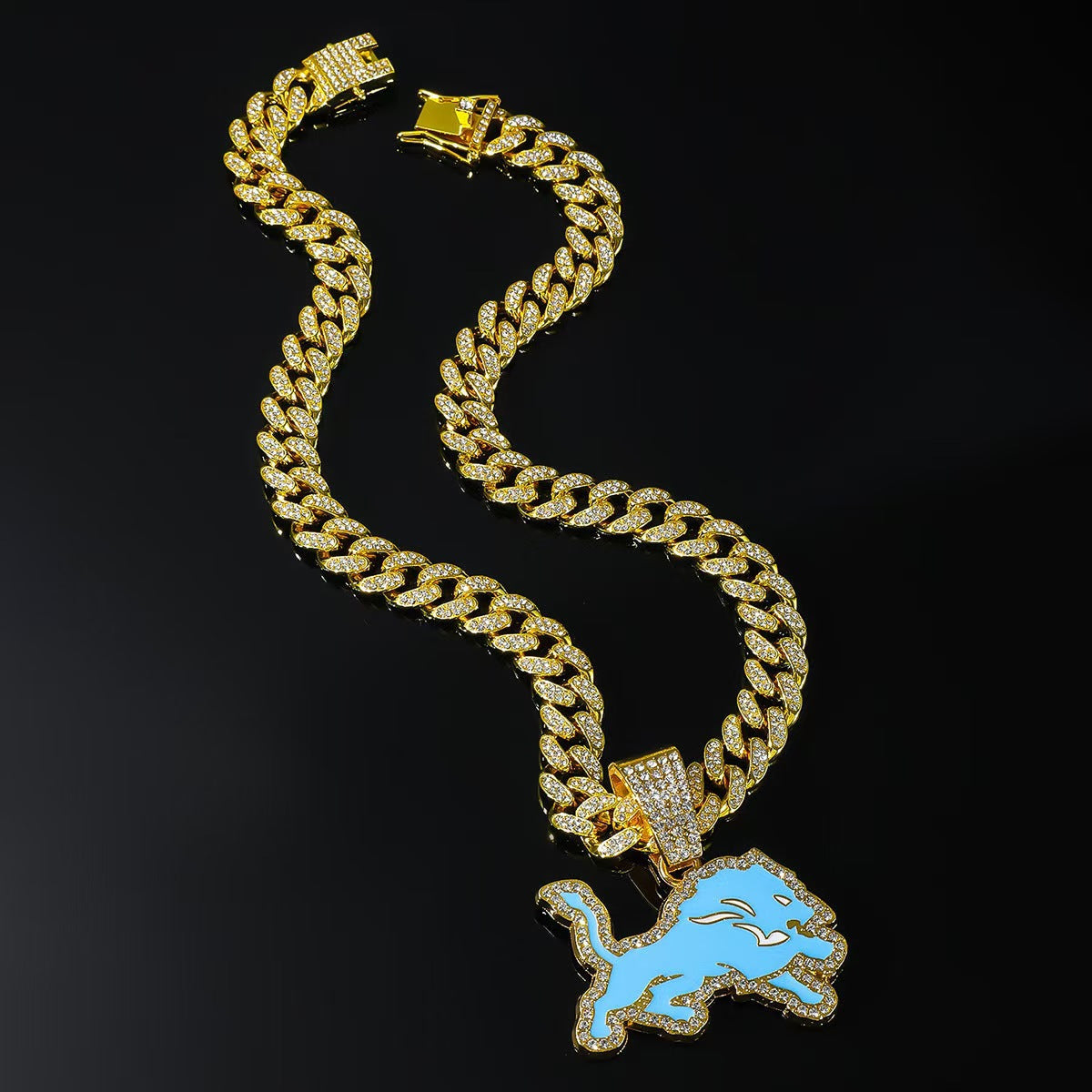 🔥 LAST DAY: Up to 50% OFF – NFL Team Pride Gem Chain Necklace