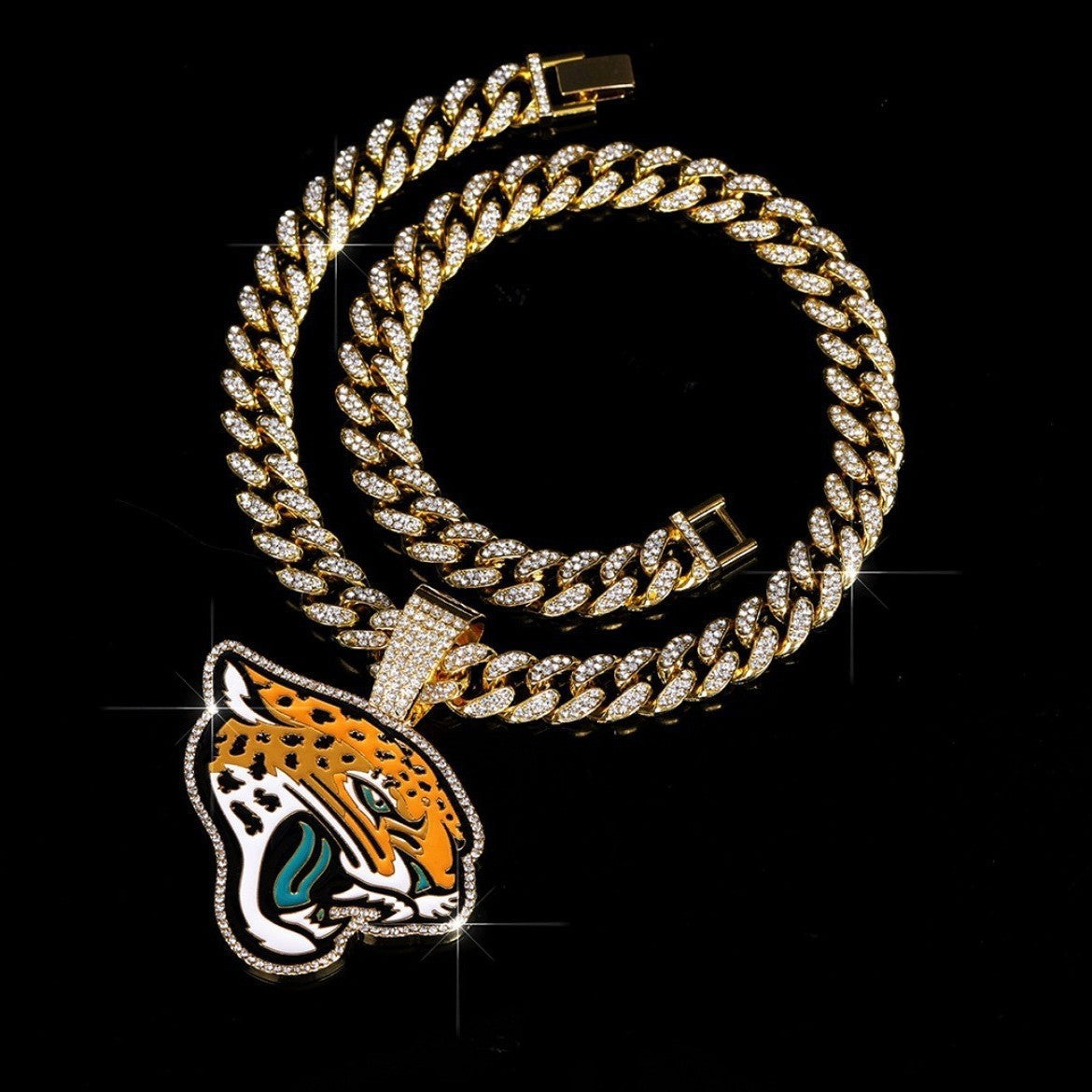 🔥 LAST DAY: Up to 50% OFF – NFL Team Pride Gem Chain Necklace