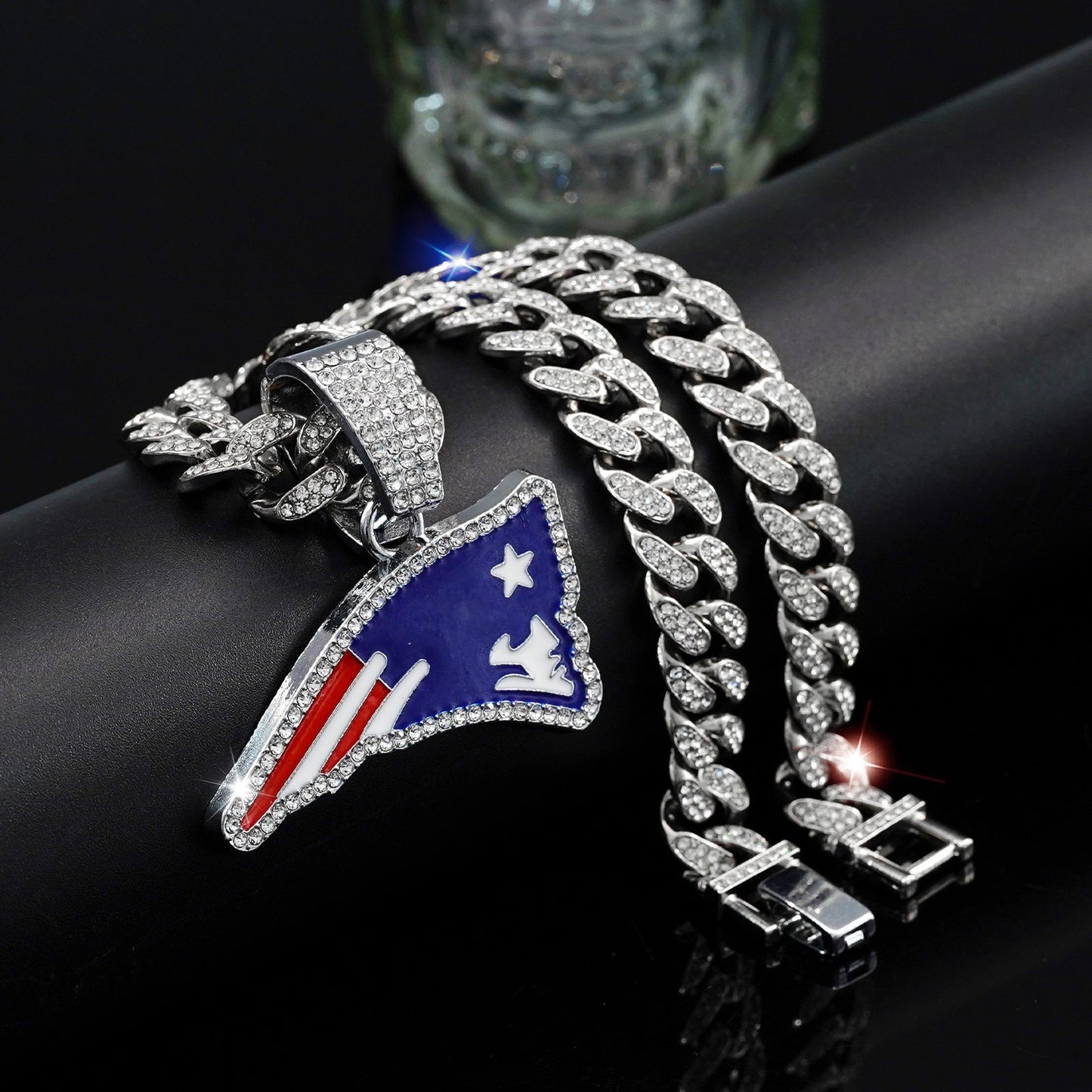 🔥 LAST DAY: Up to 50% OFF – NFL Team Pride Gem Chain Necklace