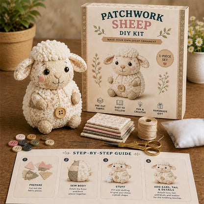 ⏳LIMITED TIME SALE 50% OFF🐮🧵DIY Patchwork Animal Kit – Create Your Own Adorable Animals