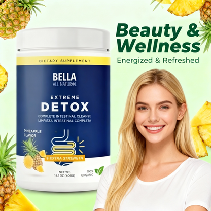 Extreme Detox en Polvo (Piña) – Equilibrio del Sueño, Desintoxicación y Piel Radiante