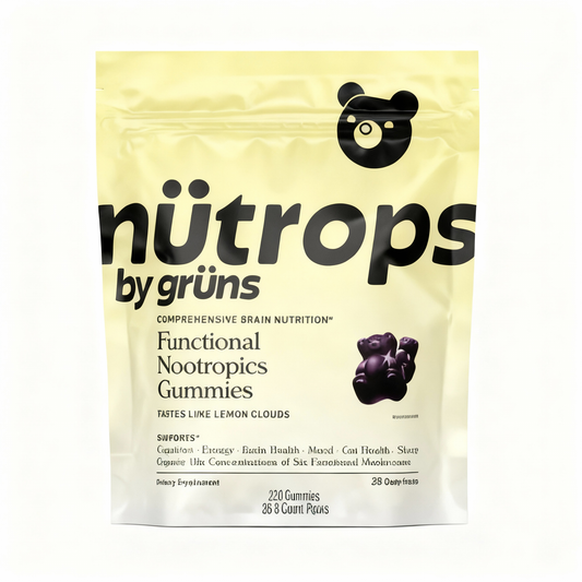 Gominolas diarias Nütrops - Gominolas diarias - Mejora tu salud cerebral, energía y bienestar con 6 potentes hongos