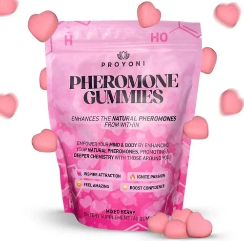 ProYoni Gomitas de Feromonas - Realza tus Feromonas Naturales Desde el Interior